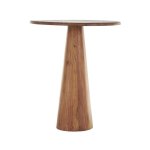 Modern Brown Acacia Large Accent Table