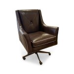 Leather Swivel Office Chair