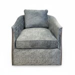 Zinc Swivel Accent Chair - Image 3