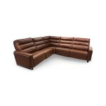 Flavie 5-Piece Tri-Powered Leather Sectional