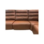 Flavie 5-Piece Tri-Powered Leather Sectional - Image 5
