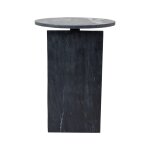 Kessel Black Marble Chairside Table - Image 5