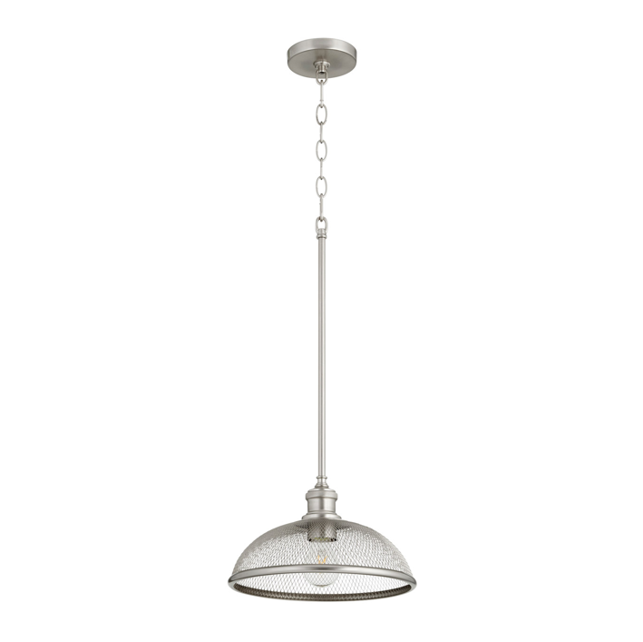 Satin Nickel 12" Pendant Ceiling Light