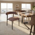 Barbara Open Back Upholstered Dining Chair - Image 6