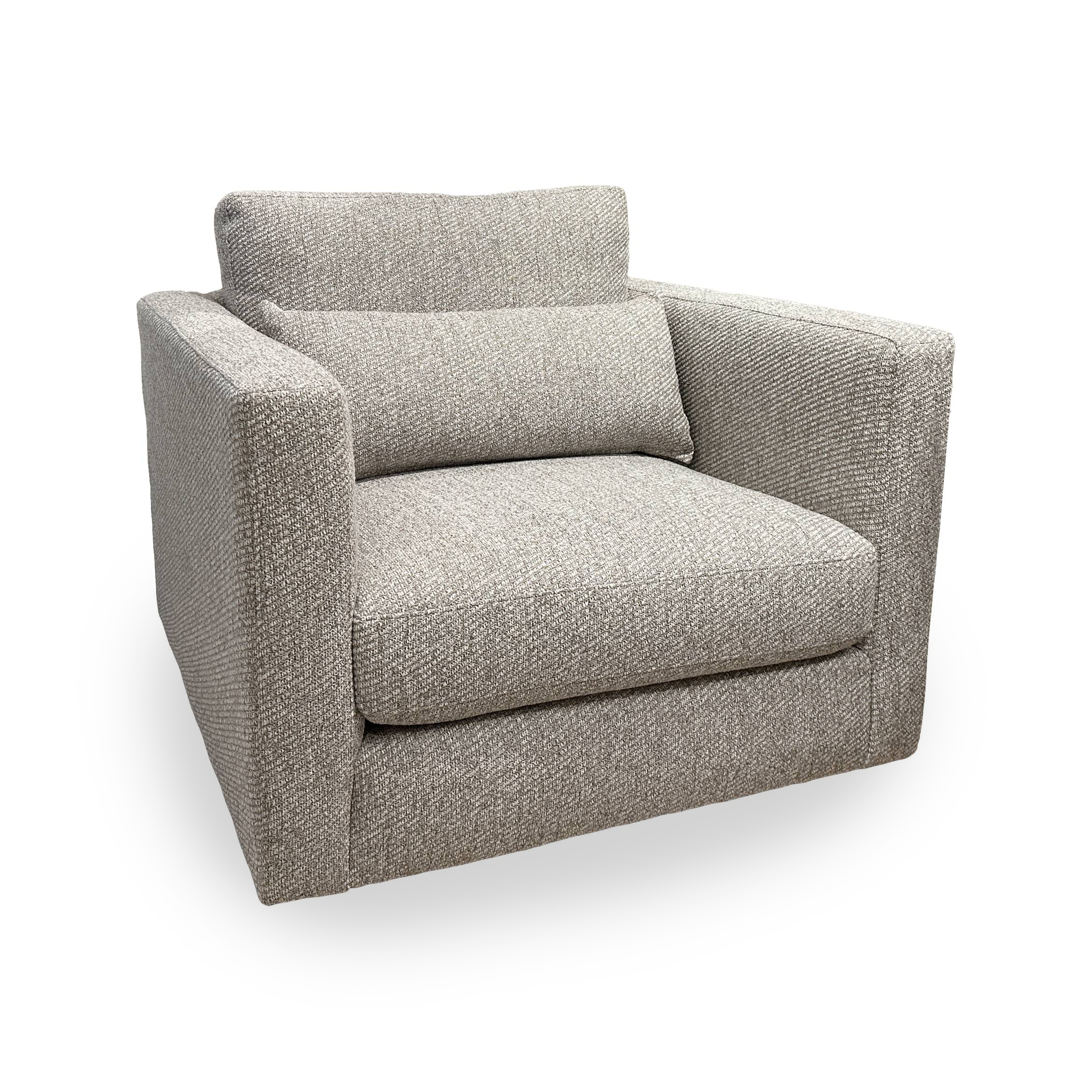 Briggs Track Arm Swivel Chair-CHRSWCMF6831 -CHRSWCMF6831 - Angle Briggs Track Arm Swivel Chair - Image 1