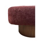 Kindred Double Pedestal Oval Ottoman - Image 4