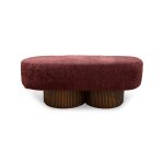 Kindred Double Pedestal Oval Ottoman - Image 2