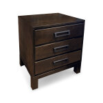 Mocha 3-Drawer Nightstand - Image 2