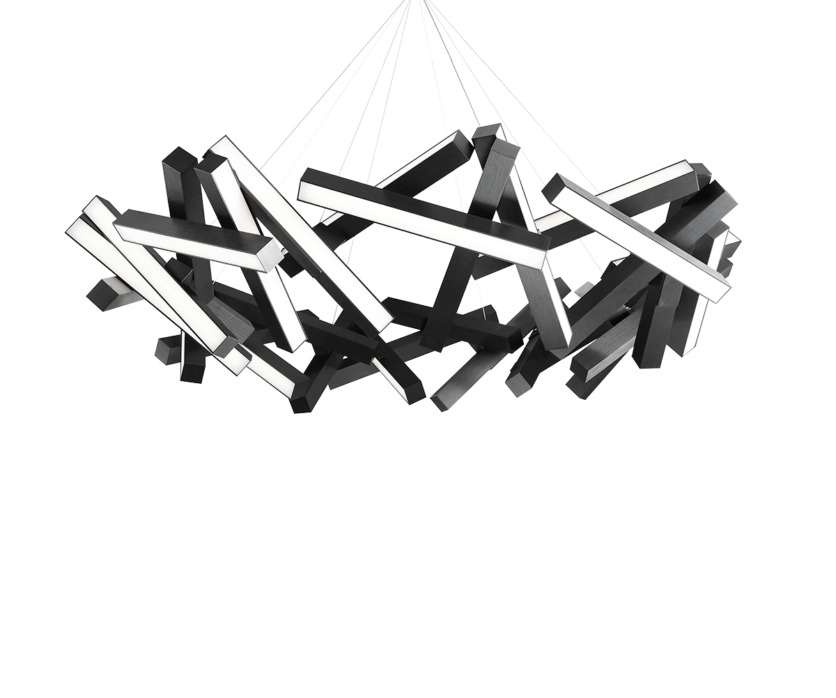 Sculptural LED Chandelier