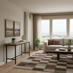 Petrified White Wood Console Table - Image 6