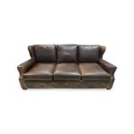 Wilder Leather Sofa with Nailhead Trim - Image 2