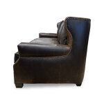 Wilder Leather Sofa with Nailhead Trim - Image 3