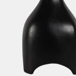 Black Marble Curved Top Accent Table - Image 4