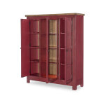 Farmhouse 3-Door Pie Safe Cabinet - Image 3