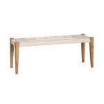 Natural Rope Accent Bench