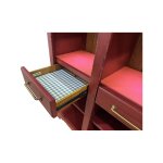 Farmhouse 2-Drawer Arched Bookcase - Image 4
