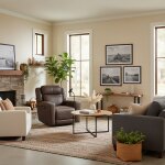 Forte Dual Powered Leather Recliner - Image 7