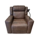 Forte Dual Powered Leather Recliner - Image 2