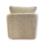 High Sloping Track Arm Swivel Chair - Image 4