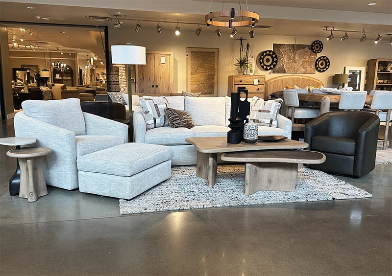 Modern Casual Living Room Furniture Montgomerys Sioux Falls