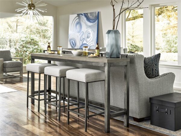 Urban 4-Piece Bar Suite Console Set with Stools - Image 2