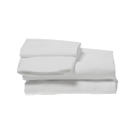 DreamFit Enhanced Bamboo White Bed Sheet Set | Split King