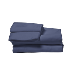 DreamFit Enhanced Bamboo Blue Bed Sheet Set | Queen