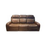 Quantum Triple Power Home Theater Immersive Sofa in Leather - Image 3