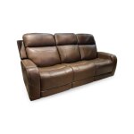 Quantum Triple Power Home Theater Immersive Sofa in Leather