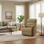Wicker Pillow Powered Lift Recliner - Image 7