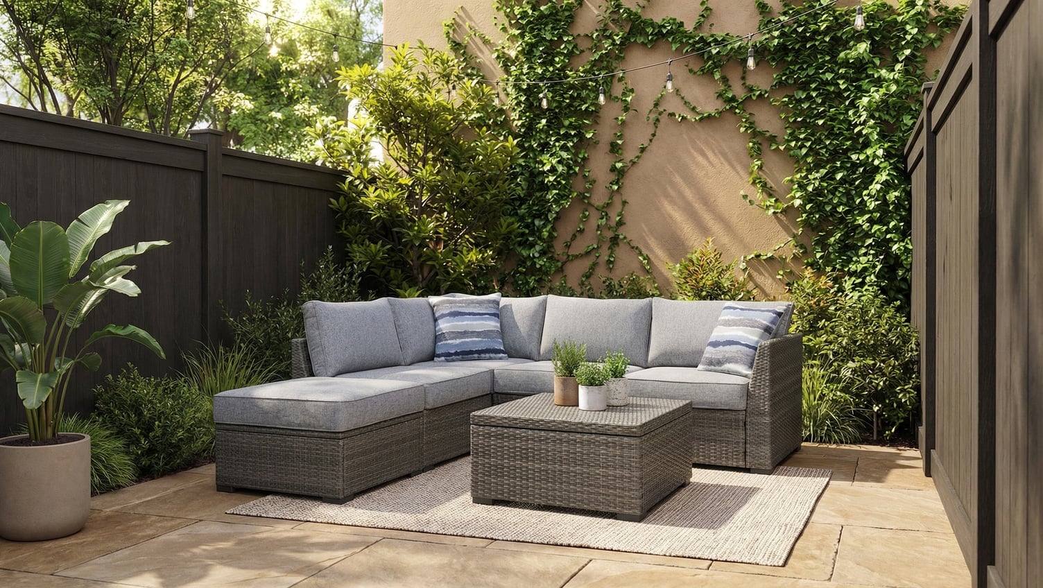 Outdoor Sectional PATSEOMF7720 PATSEOMF7720 Angle Outdoor Small Patio General 3