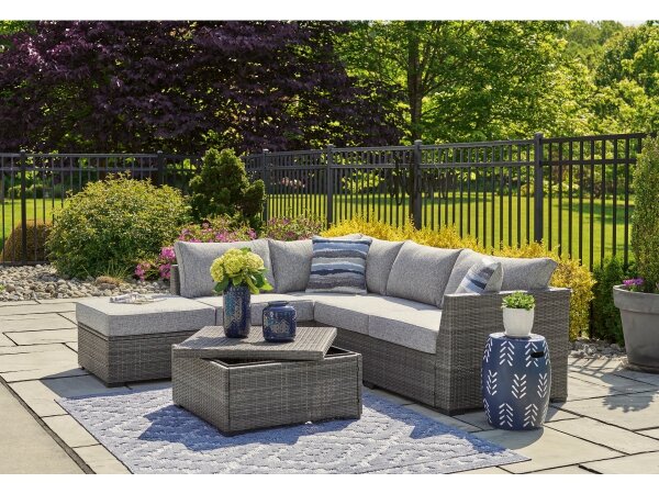 All-Weather Modular Outdoor Sectional Set - Image 6