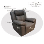 Encore Dual Power Home Theater Recliner with Remote - Image 2