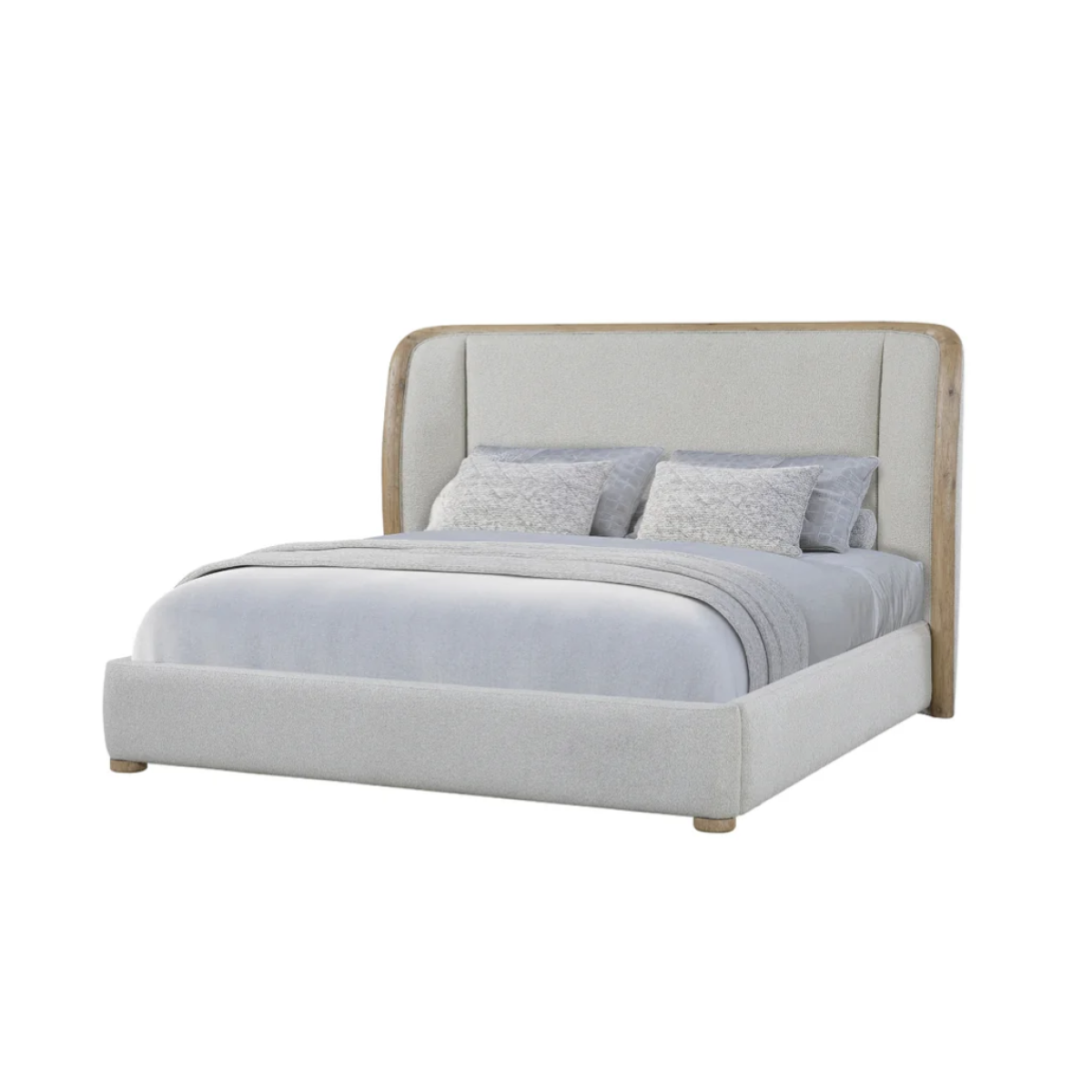 Pagosa Upholstered Wingback Bed | King – Montgomery’s - Local South ...