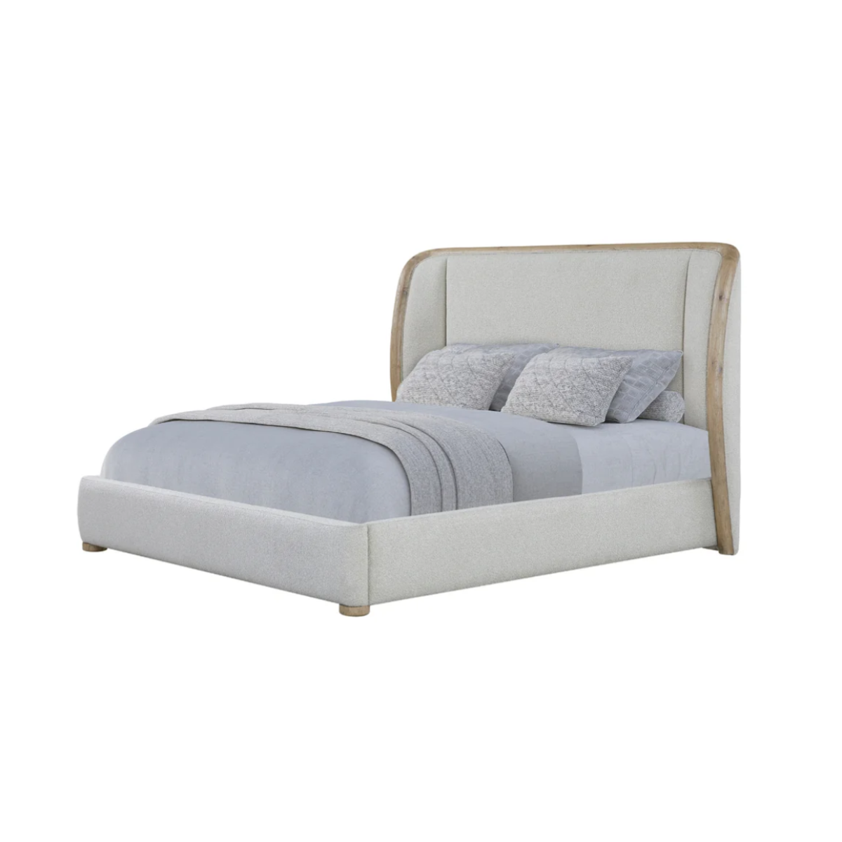 Pagosa Upholstered Wingback Bed | King – Montgomery’s - Local South ...