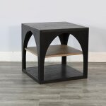 Open Arched Shelf End Table - Image 2