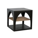 Open Arched Shelf End Table