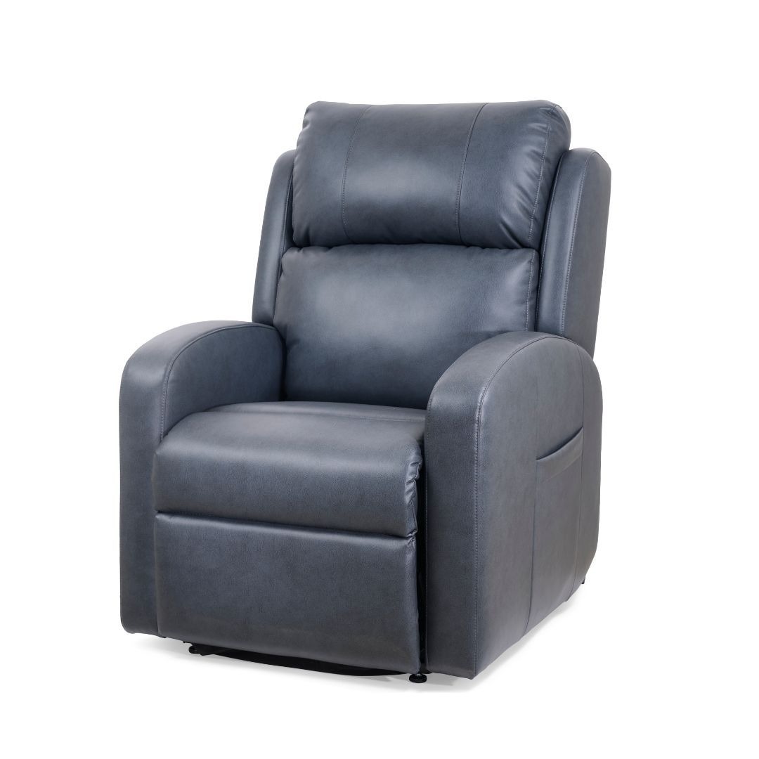 Aiden Powered Lift-Chair Recliner | Lagoon Blue