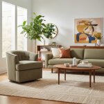 Vincent Tufted Swivel Chair - Image 2