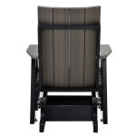 Contemporary Adirondack 2' Glider | Coastal Gray + Black - Image 4