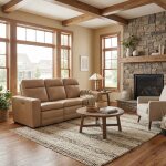 Urban Triple Powered Reclining Leather Sofa - Image 7