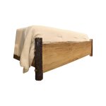 Mountain Retreat Two-Tone Rustic Panel Bed | King - Image 3