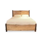 Mountain Retreat Two-Tone Rustic Panel Bed | King - Image 2