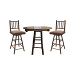 Mountain Retreat 3-Piece Pub Table Dining Set