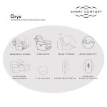 Oryx Dual Power Home Theater Immersive Sofa in Leather - Image 11