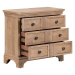 Haven 3-Drawer Bedside Chest w/ Charging Station - Image 6