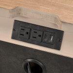 Haven 3-Drawer Bedside Chest w/ Charging Station - Image 12