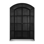 Wide Arched 2-Door Metal Display Cabinet - Image 2