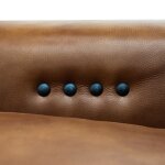 Zero Wall Dual-Power Honey Leather Sofa - Image 8