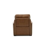 Zero Wall Dual-Power Honey Leather Recliner - Image 4